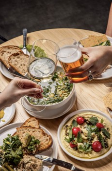 A good eating company orange restaurant includes an innovative hydroponic farm