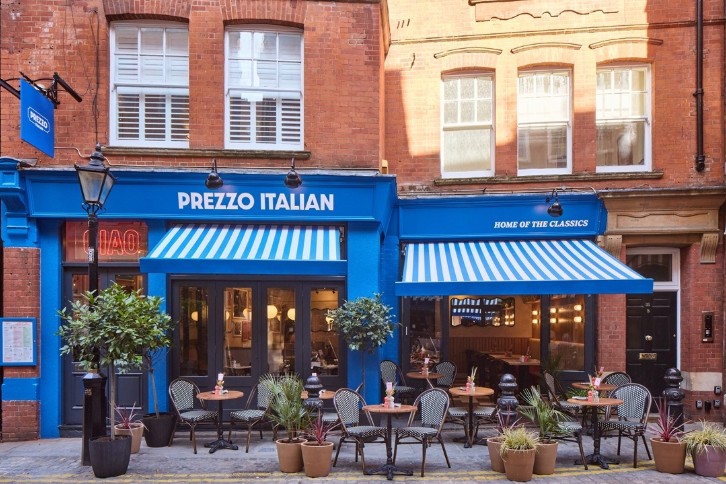 Prezzo Rebrands with a new name and menu as part of a large resettlement in 25 years